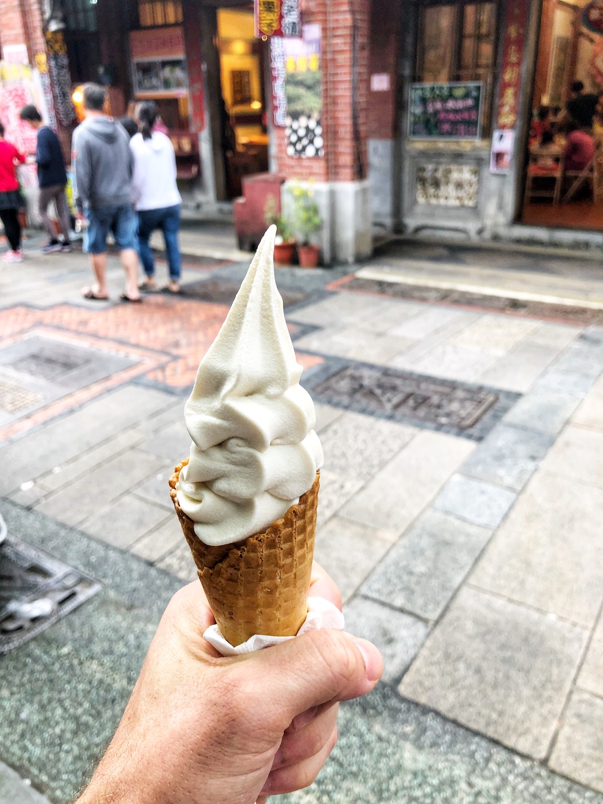 7 Unique & Fun Things To Do in Taipei (Guide For Weirdos!) | tofu ice cream taipei An ice cream cone