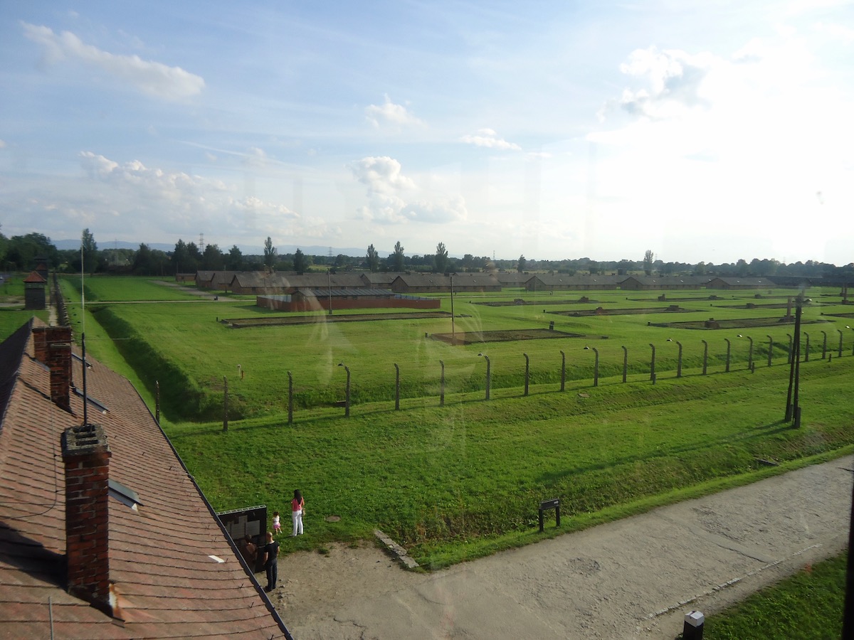 Visiting Auschwitz: All You Need To Know & What To Expect | Auschwitz grounds Auschwitz concentration camp from an above view