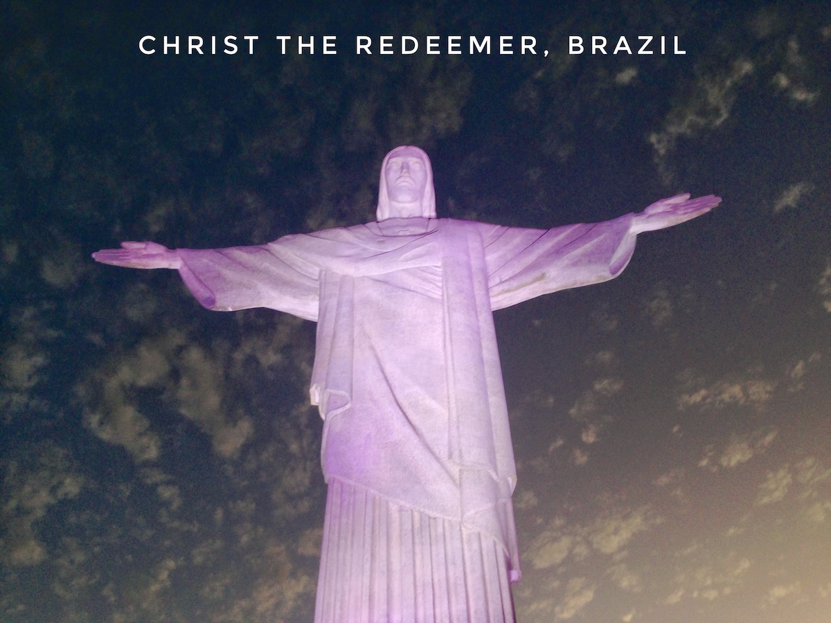 Ranking The New Seven Wonders Of The World From Worst To Best | Christ the Redeemer Brazil Christ the Redeemer Statue illuminated at light in Rio de Janeiro, Brazil