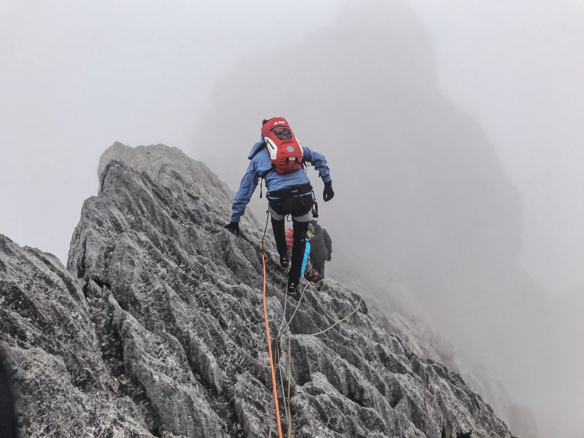 Man vs Clock Anthony climbing Puncak Jaya