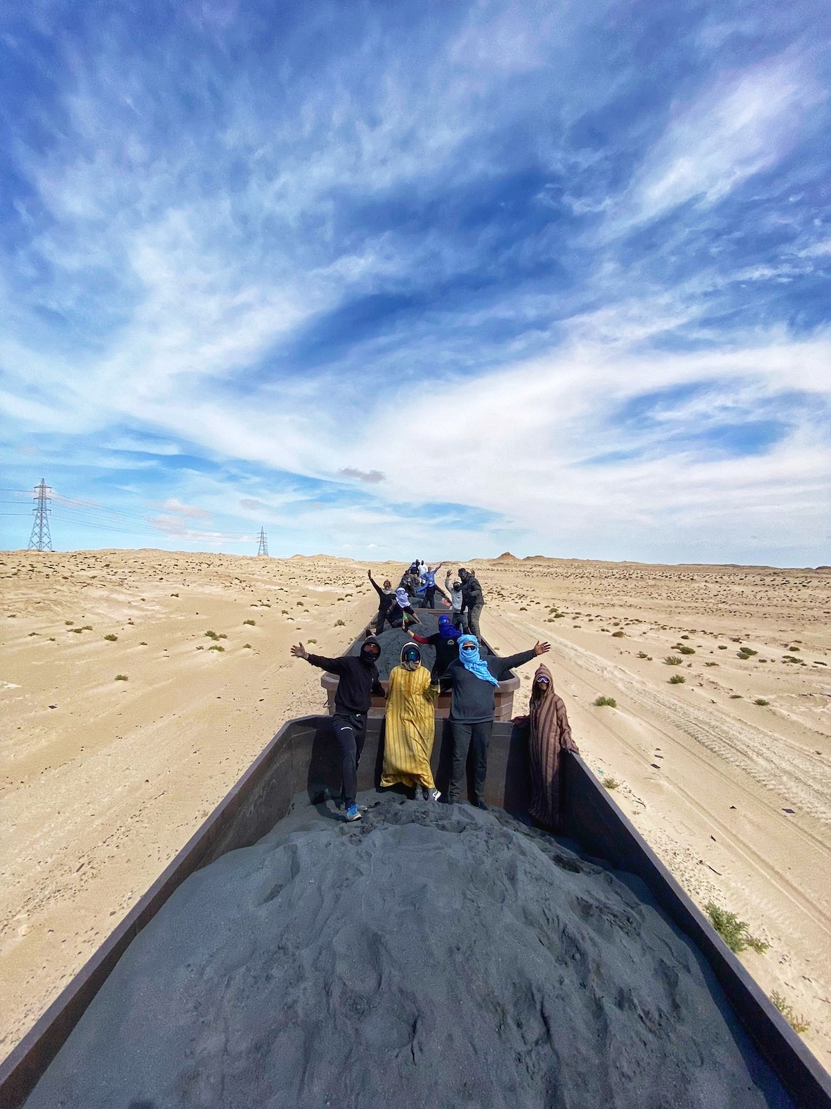 Riding The Iron Ore Train, Mauritania: My Sahara Experience! | Mauritania train Tourists on the iron ore train in Mauritania riding through the Sahara Desert