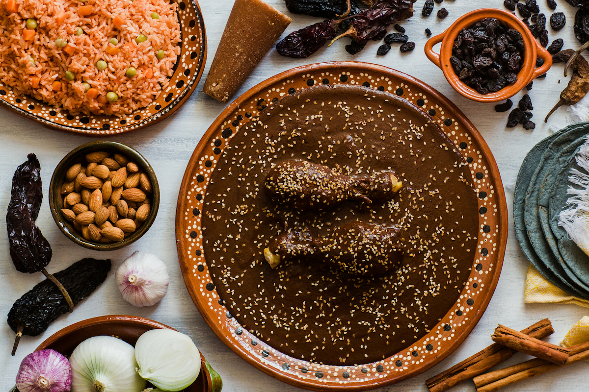 Detailed Digital Nomad Mexico City Guide For 2024 | Mole Poblani Mexican food Mole Mexicano, Poblano mole ingredients, mexican spicy food traditional in Mexico