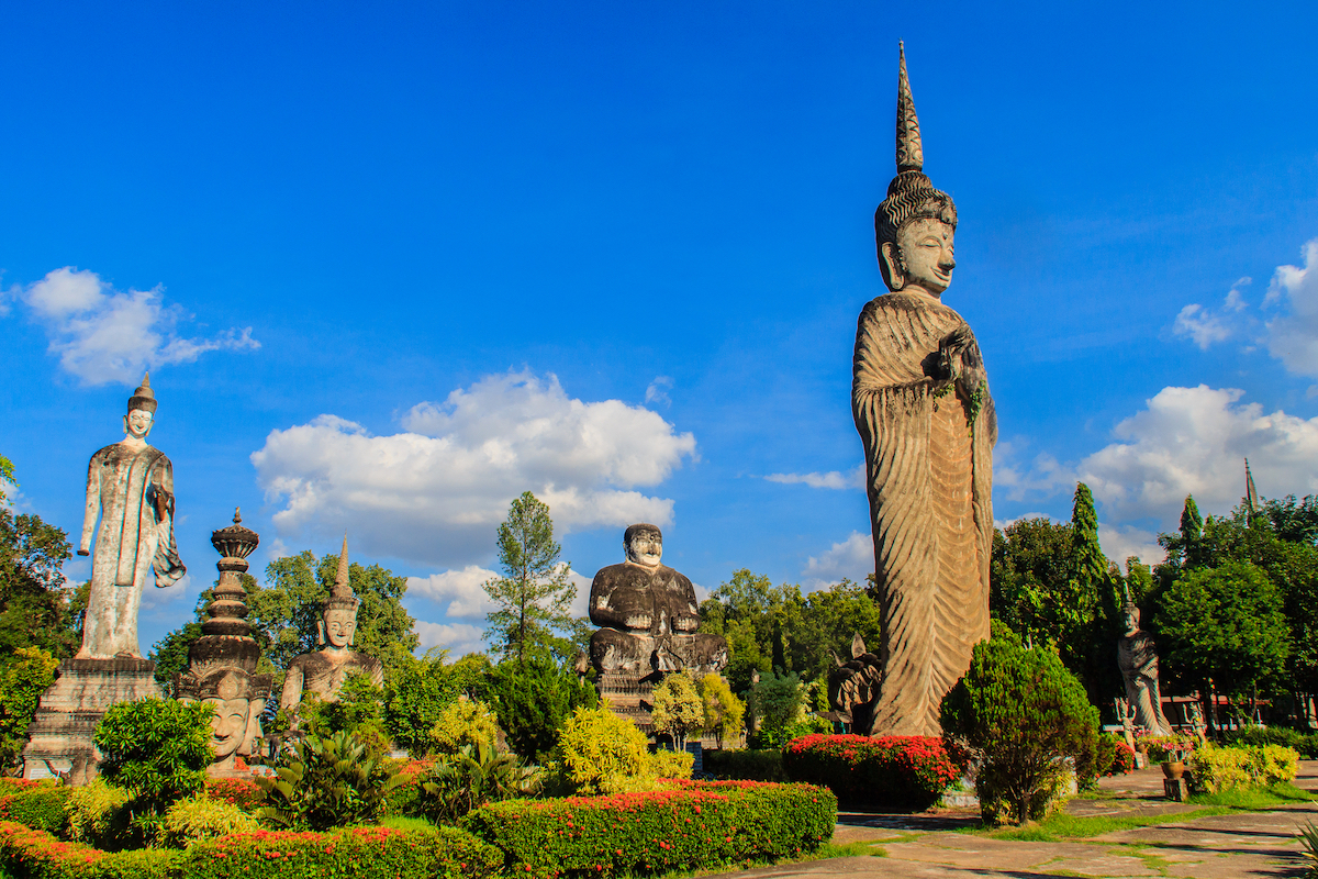 15 Things To Do in Vientiane, Laos (Includes Day Trips) | Sala Keoku A park of giant fantastic concrete sculptures inspired by Buddhism and Hinduism