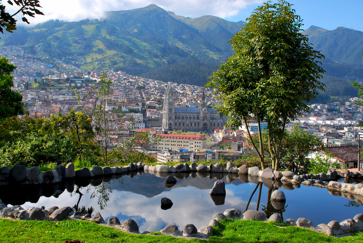 One Week in Quito, Ecuador: 23 Things in 7 Days! | itchimbia park quito View of Quito from Itchimbia park located on a hill on the east side of the city