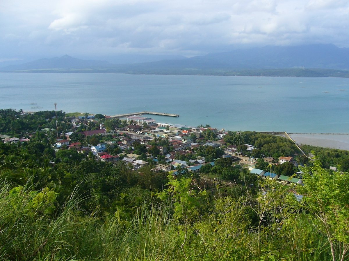 Swimming With Whale Sharks in The Philippines | leyte phiippines Houses overlooking the sea in Leyte.