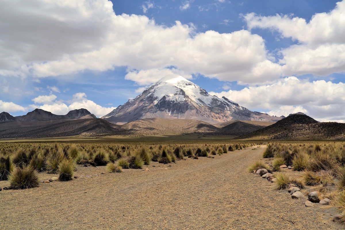 28 Best Things To Do in La Paz, Bolivia & Surrounding Areas | sajama national park Scenic view of volcanic group in Bolivia.