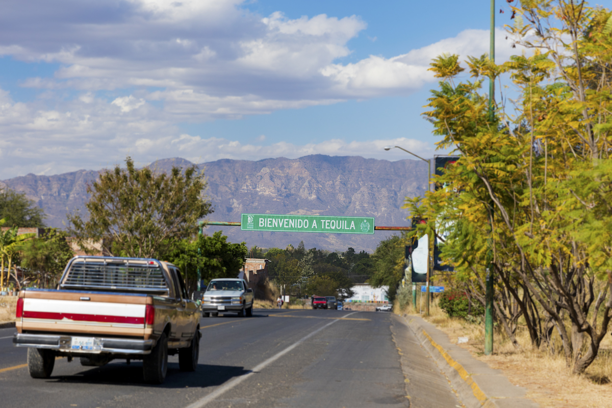 16 Famous Landmarks in Mexico (& How To See Them in 2024!) | tequila town A large truck drives into the historic town of Tequila, Jalisco, Mexico