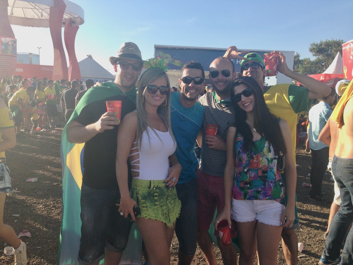 I Built a Six Figure Online Business & Lost It: What's Next? | tourists Brazil World cup Tourists and locals at The Football World Cup in Brazil