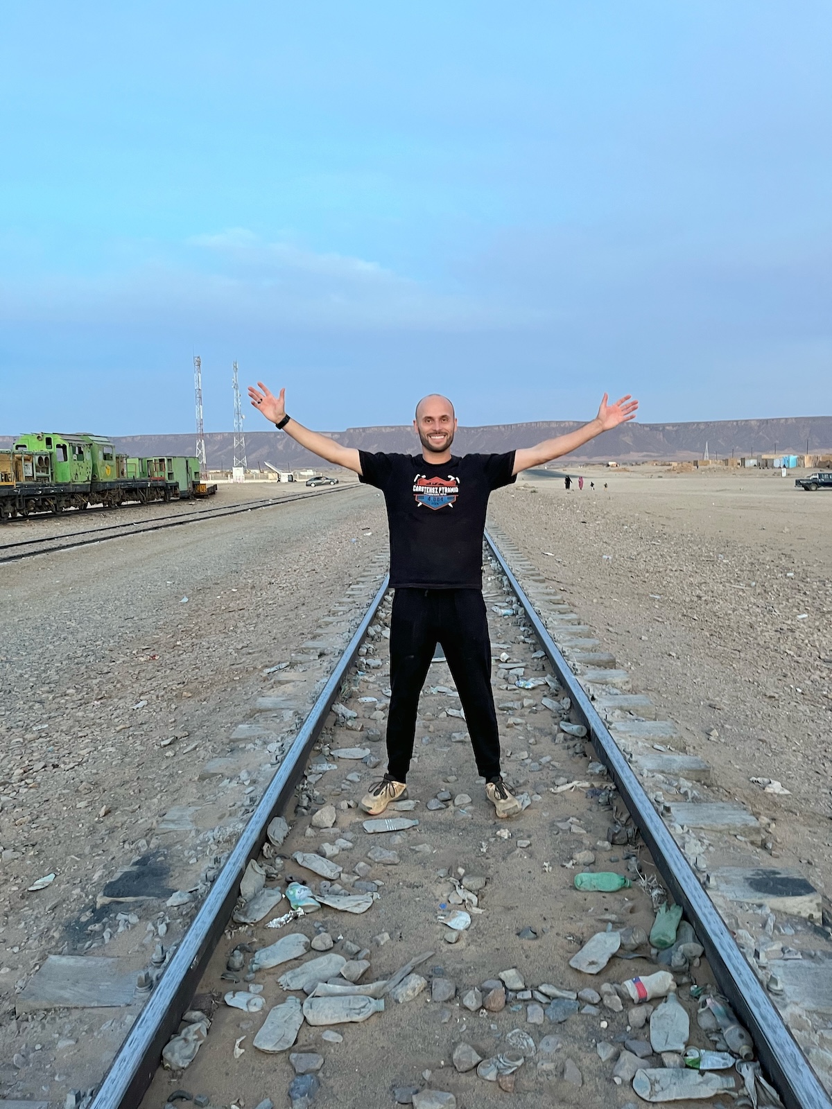 Riding The Iron Ore Train, Mauritania: My Sahara Experience! | train tracks Choum train tracks Choum