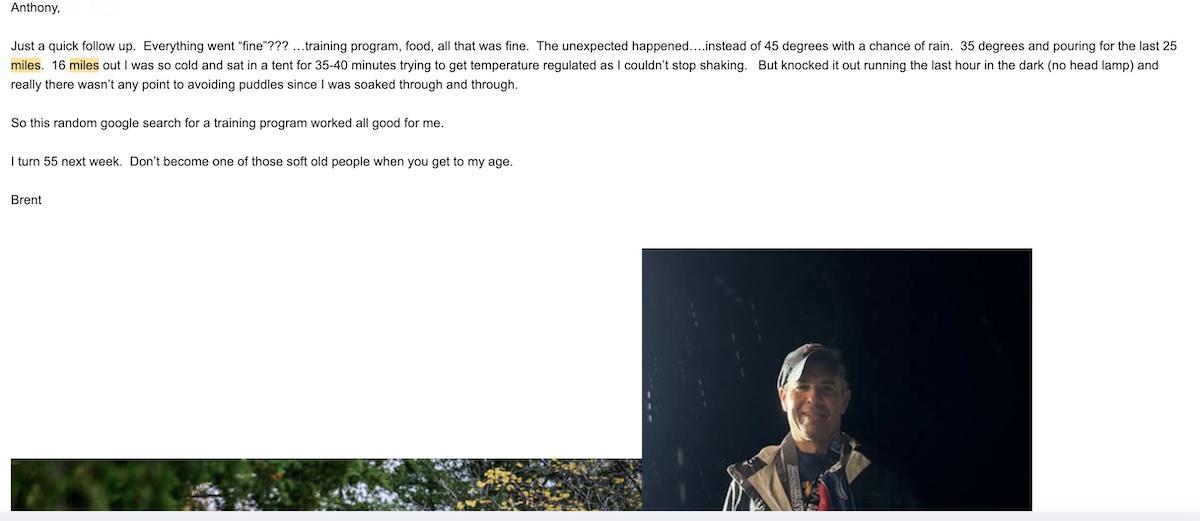 2023 Review: Turning 40, Feeling Good & Plans For 2024 | ultramarathon email Email about an ultramarathon