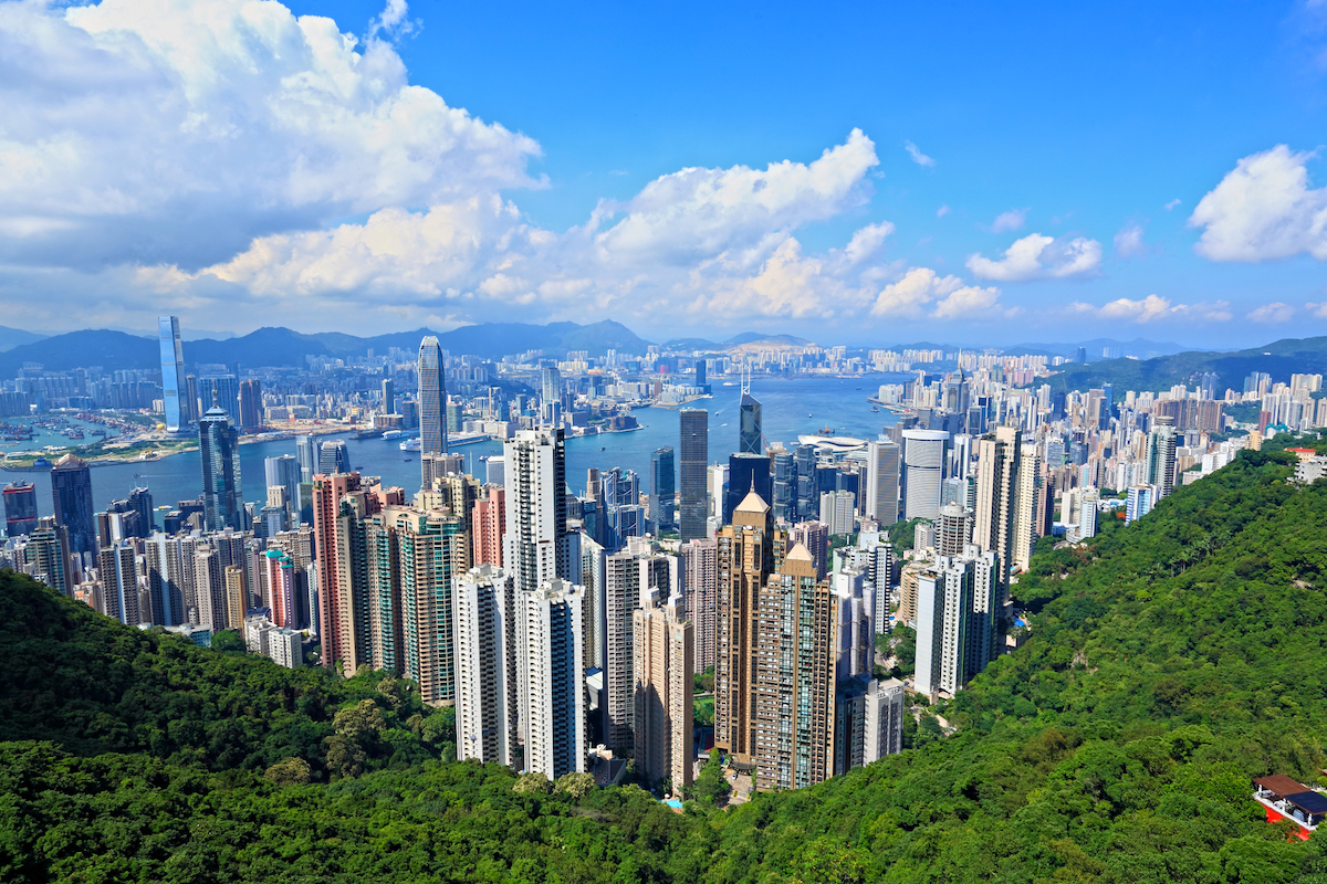 The Ultimate Hong Kong Bucket List: 25 Best Things To Do! | victoria peak hike Hong Kong view from Victoria Peak is a big Hong Kong bucket list item