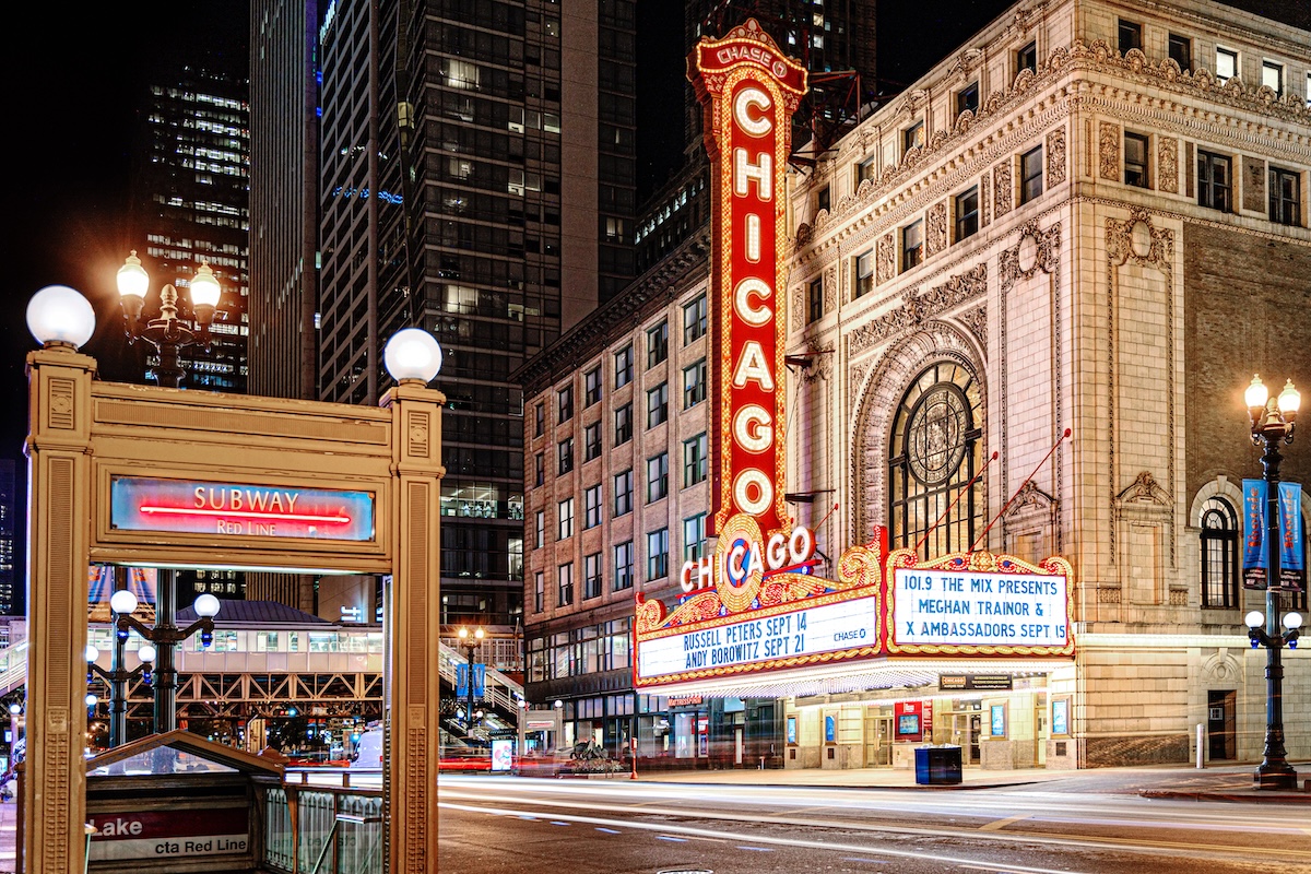 Chicago at night 